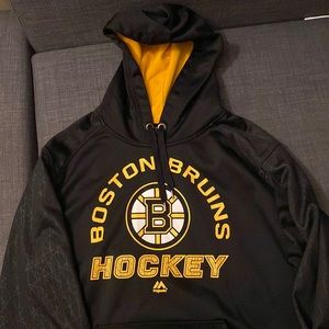Men’s L Boston Bruins hockey athletic sweatshirt